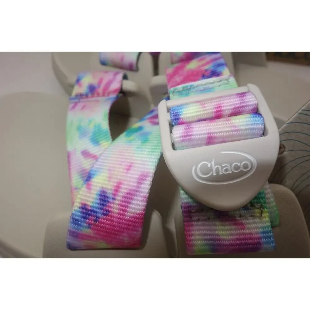 NEW Chaco Chillos Slide Light Tie Dye Comfort Slip On Sandal Slide Women's 6
